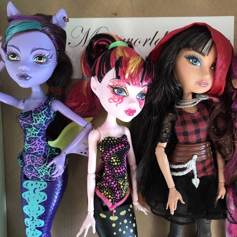 Búp bê MH eah ever after high chính hãng, full đồ monster high. Mã s38