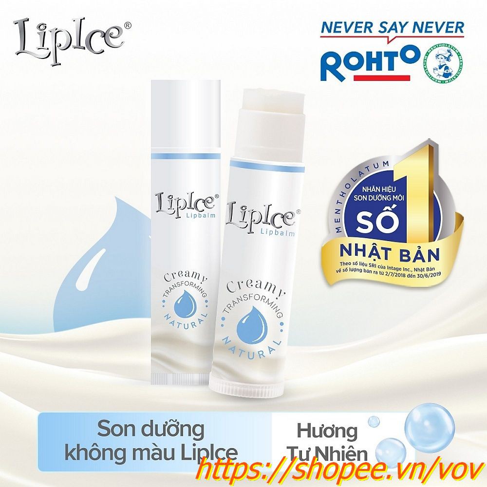 Son Dưỡng Lipice Creamy 4.3g Không Màu Chuyển Kem Mịn