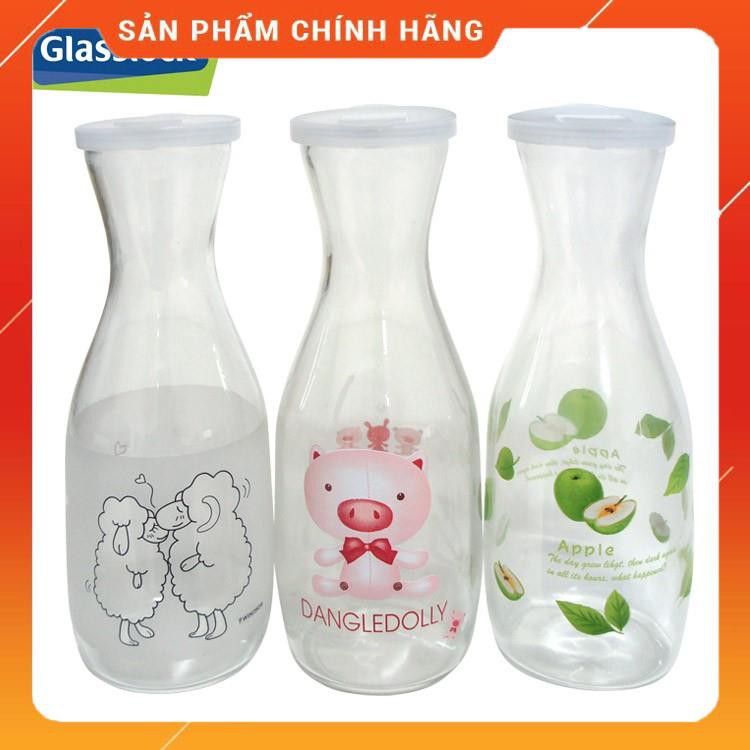 Bình nước 1000ml GLASSLOCK IJ911