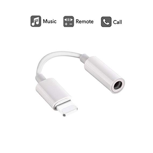 Jack chuyển iPhone từ Lightning ra 3.5mm - hàng chính hãng Apple 100%