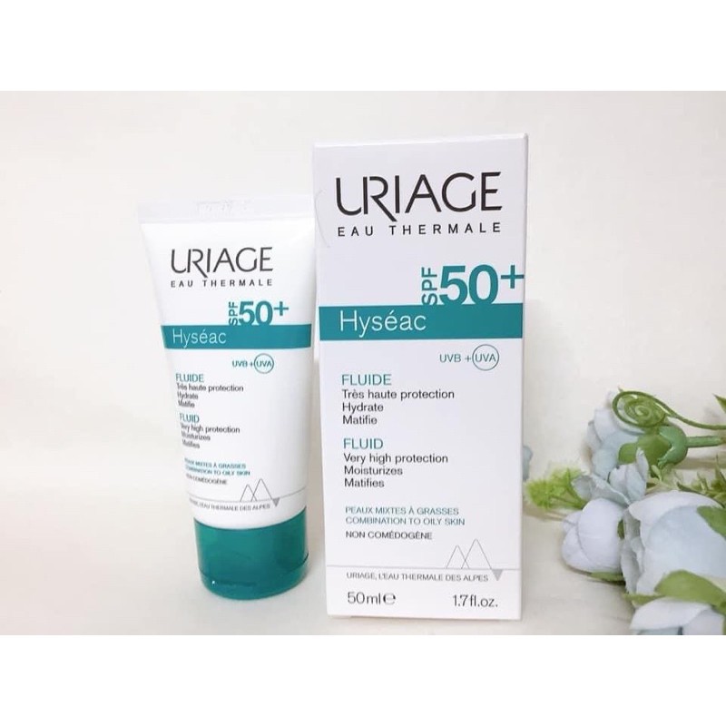 URIAGE HYSÉAC PLUDE SPF50+ KEM CHỐNG NẮNG DÀNH CHO DA DẦU 50ML