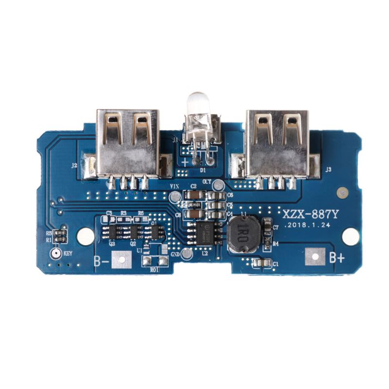 Bảng Mạch Tăng Áp bonj 5V 2A Dual USB 18650