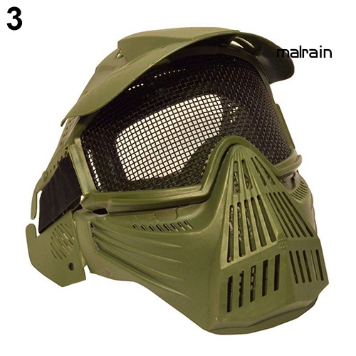 Mặt Nạ Bảo Vệ Toàn Mặt Airsoft Pro Với Lưới Kim Loại Bảo Vệ Tiện Dụng Sự Bảo Vệ