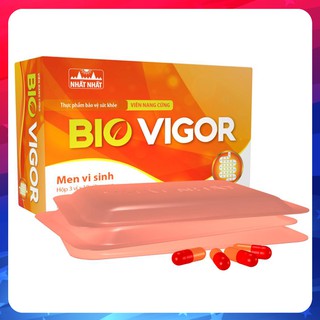Men vi sinh Bio Vigor viên nang - hộp 3 vỉ x 10 viên