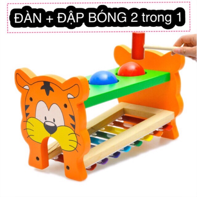 [ HÀNG LOẠI 1 ] ĐỒ CHƠI ĐÀN + ĐẬP BÓNG 2 in 1 Siêu thú vị