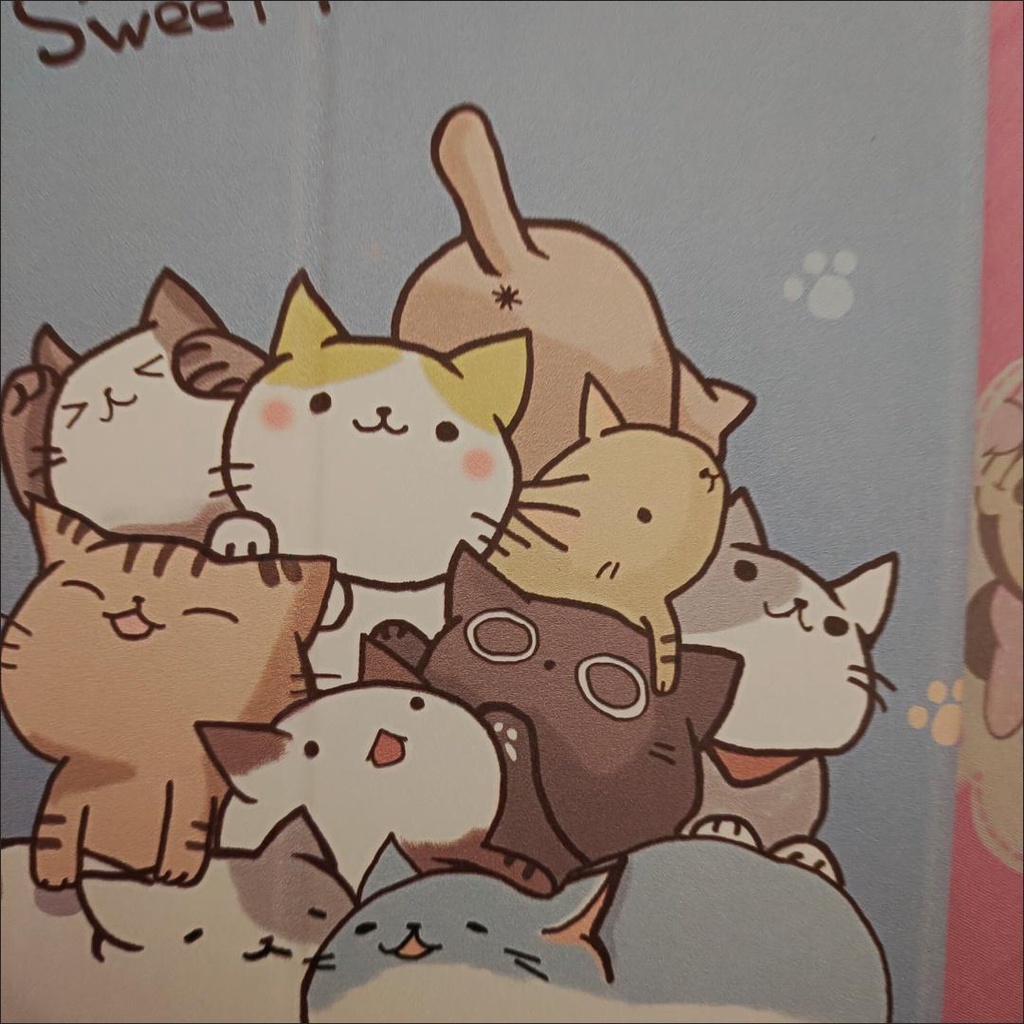 Bao Da Máy Tính Bảng PU Viền Silicon Dẻo In Hình Hoàng Tử Mèo/ Phi Hành Gia Chống Rơi Cho Xiaomi Pad 5 Pro 11 Inch Ốp