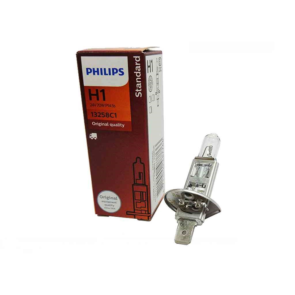 Bóng Đèn Pha Ô Tô PHILIPS Chân H1, H3, H4, H7 - 24V 70W