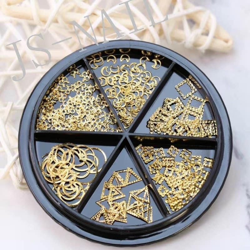 phụ kiện mix tròn, phụ kiện kim loại , phụ kiện dễ mĩ, link 1