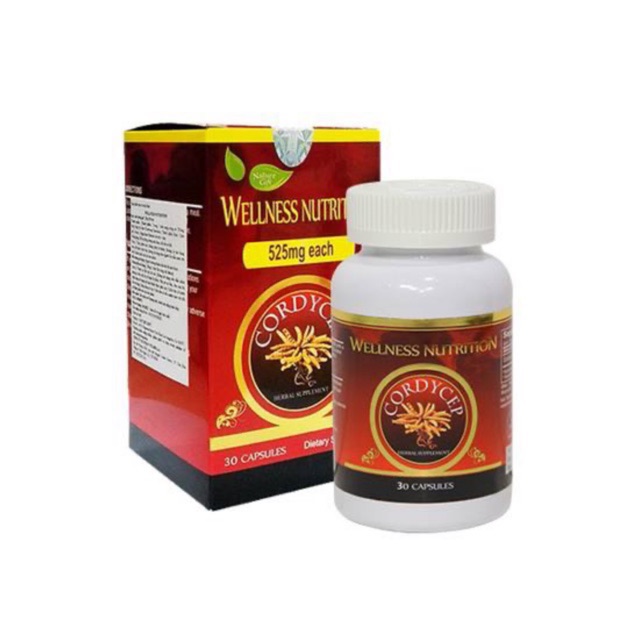 Đông trùng hạ thảo Wellness Nutrition 30 VIÊN