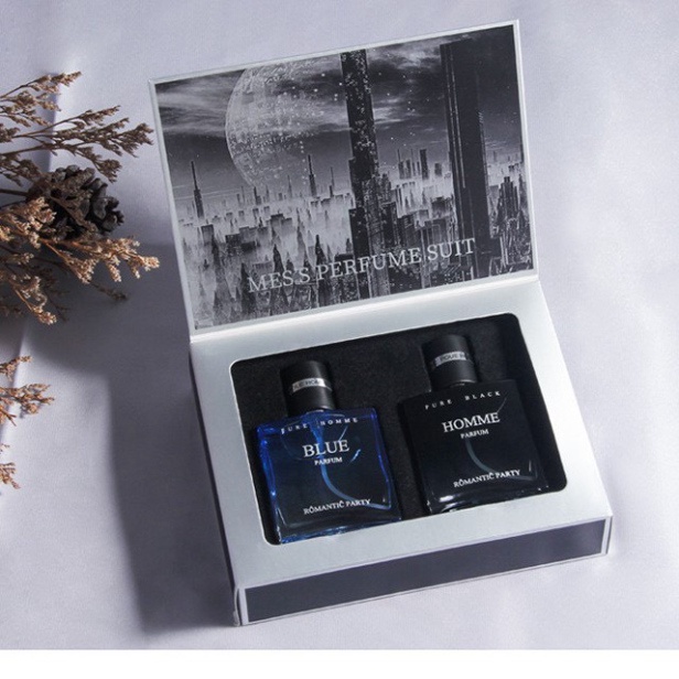 Set 2 Chai Nước Hoa Nam Pure Homme và Pure Black 30ml Lưu Hương Lâu, Làng Chính Hãng Cao Cấp