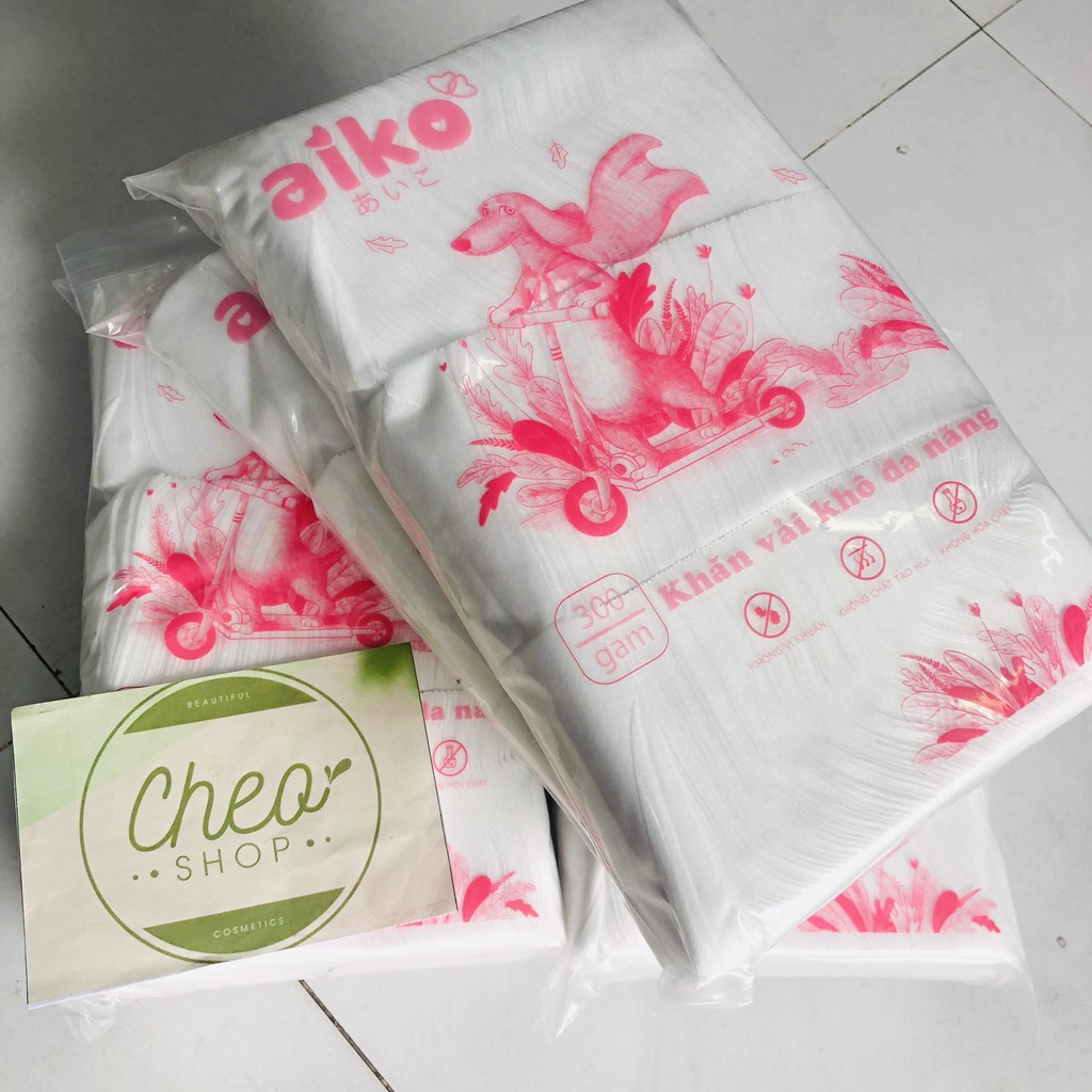 Khăn vải khô đa năng Aiko 270 tờ