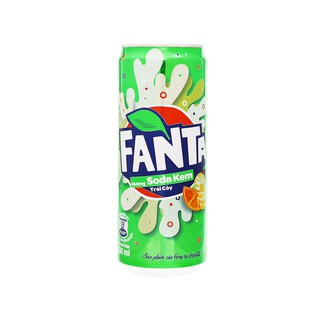Nước Ngọt Fanta Hương Soda Kem Trái Cây (330ml / Lon)