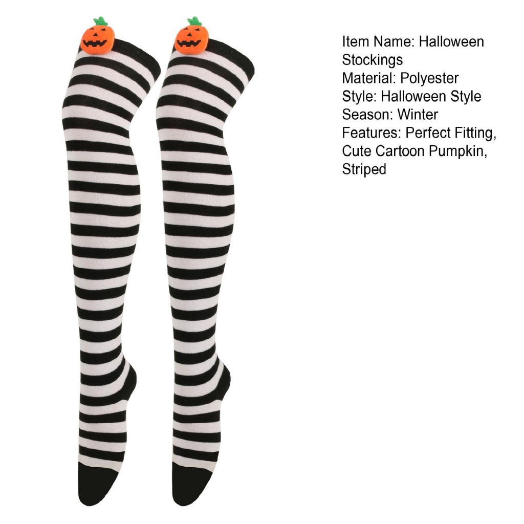 Fairystore| 1 Đôi Tất Chân Dày Dài Qua Gối Thời Trang Mùa Đông