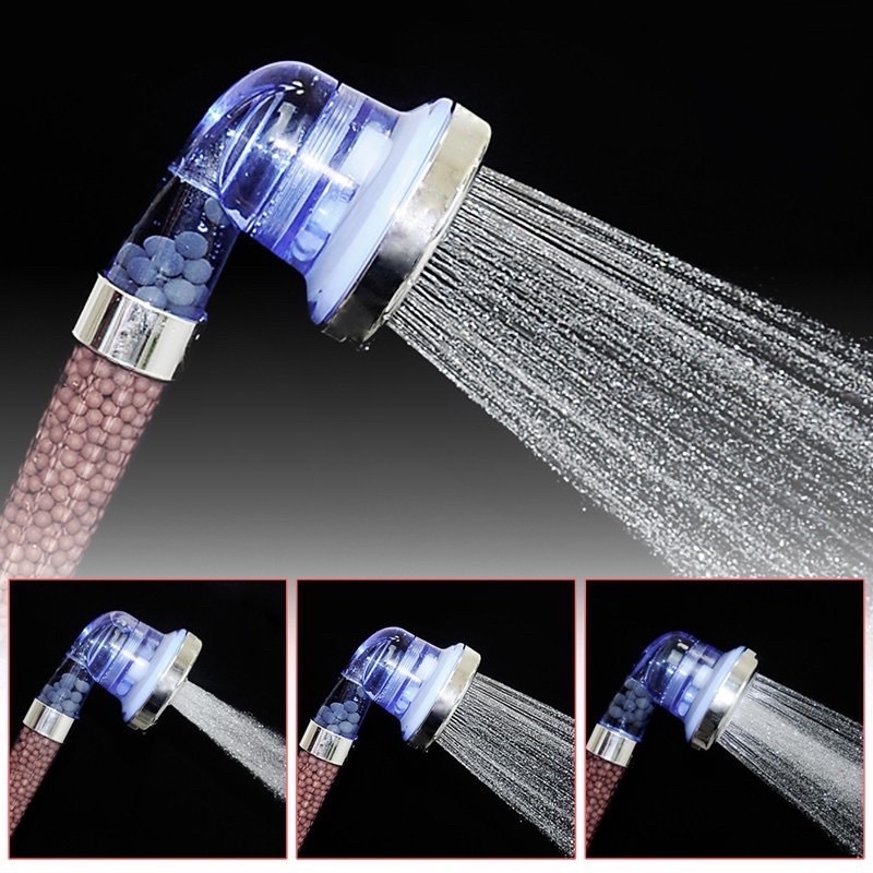 Vòi Sen ăng áp hạt lọc công nghệ Nano áp suất cao 3 chế độ xả - siêu tiết kiệm nước Bảo hành 12 tháng