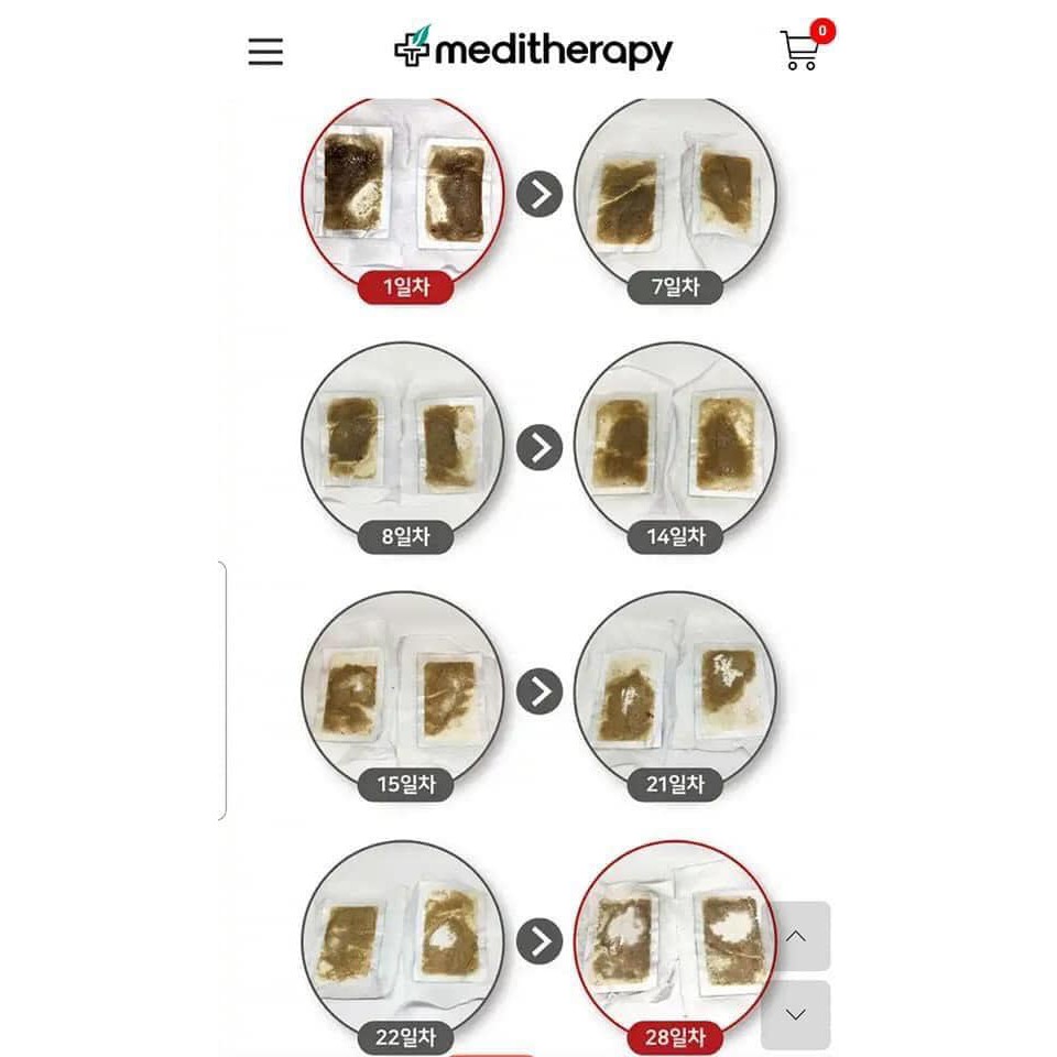 Miếng dán thải độc, hút độc tố gan bàn chân Healing Patch Hàn Quốc