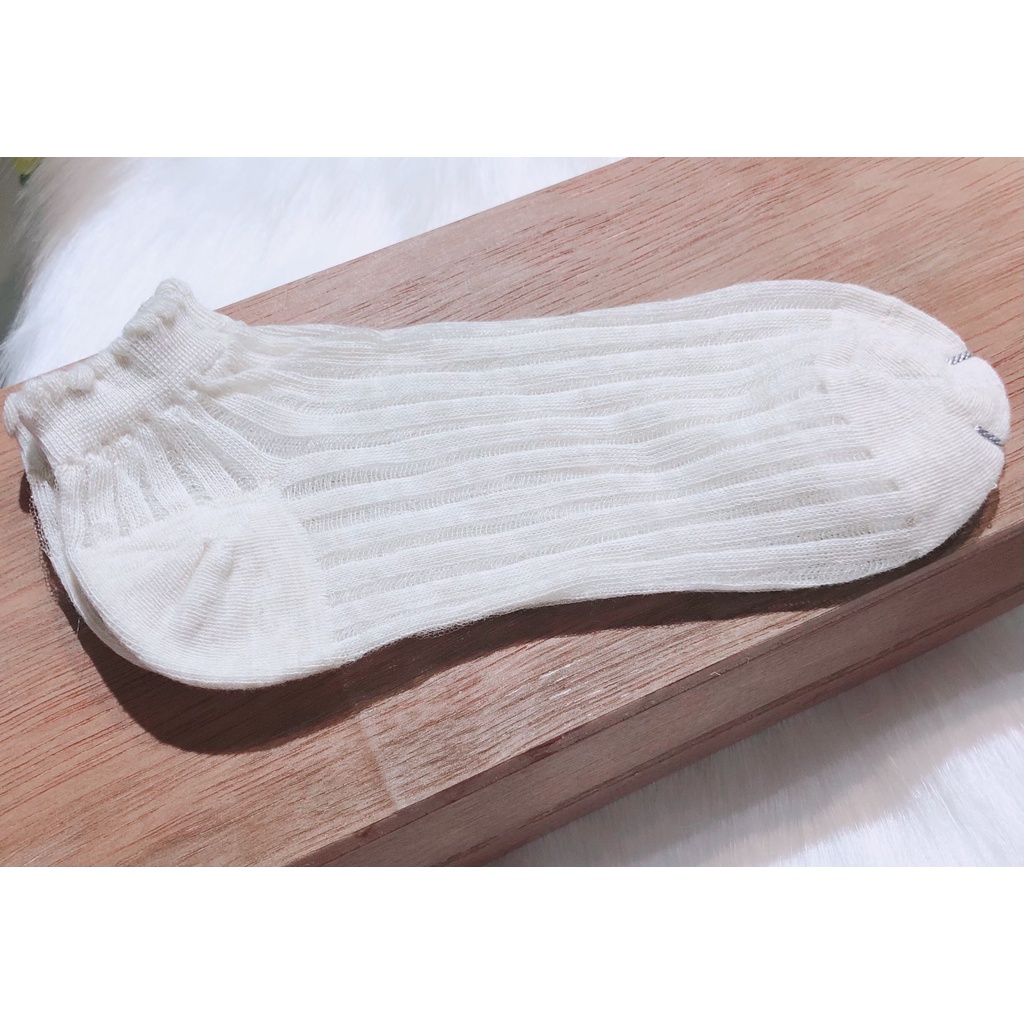 Tất Cổ Ngắn Kẻ Lưới Màu Freesize Cho Nữ ERA SHOP 076460 - Sợi Dệt Mỏng Thoáng Khí, Phù Hợp Mang Giày Thể Thao, Rẻ Đẹp