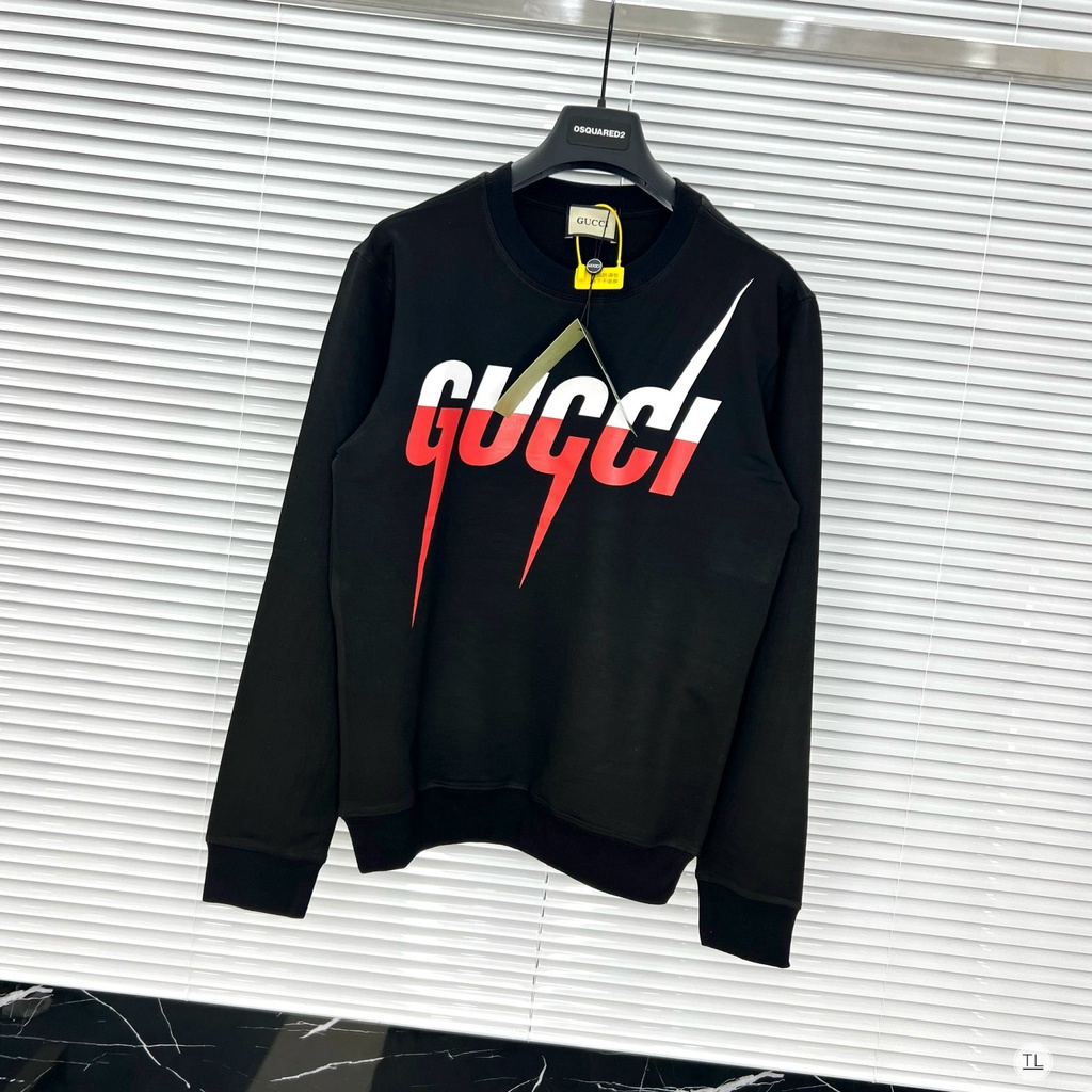 Áo Sweater GuCCi from Nam Nữ màu trắng Chất liệu Nỉ bông mền mịn ấm áp mùa đông _ N.SHOP010.