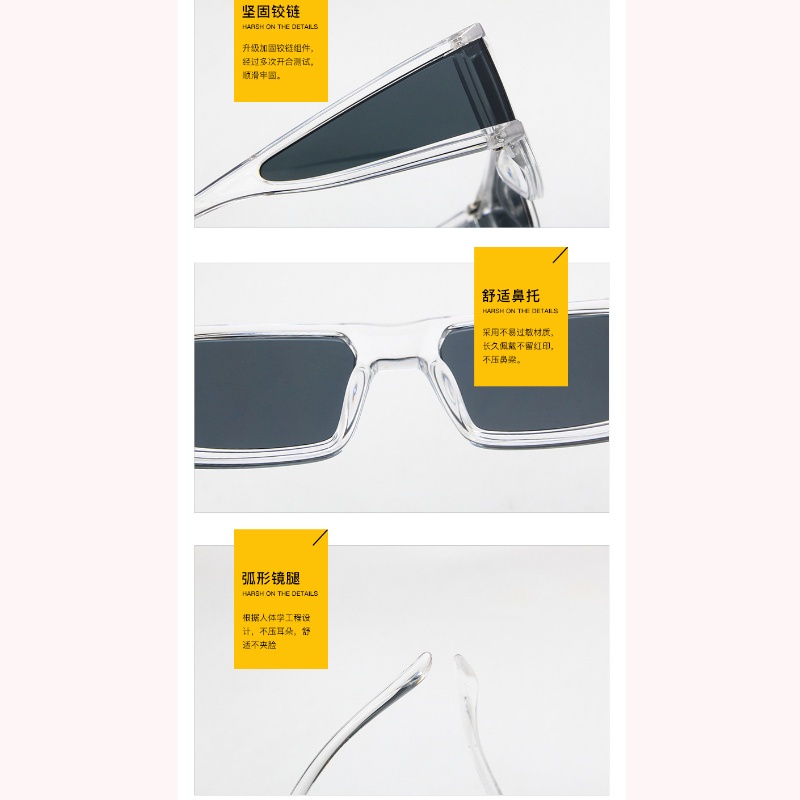 Kính mát gọng chữ nhật phong cách cổ điển thời trang dành cho nữ