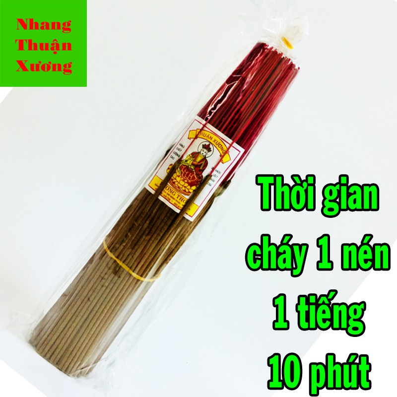 Nhang Sạch Thuận Xương Mùi Thuốc Bắc 180 Nén 38Cm .