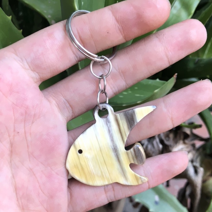 "RẺ VÔ ĐỊCH" MÓC KHÓA SỪNG TRÂU DỄ THƯƠNG!!! VIETHORN