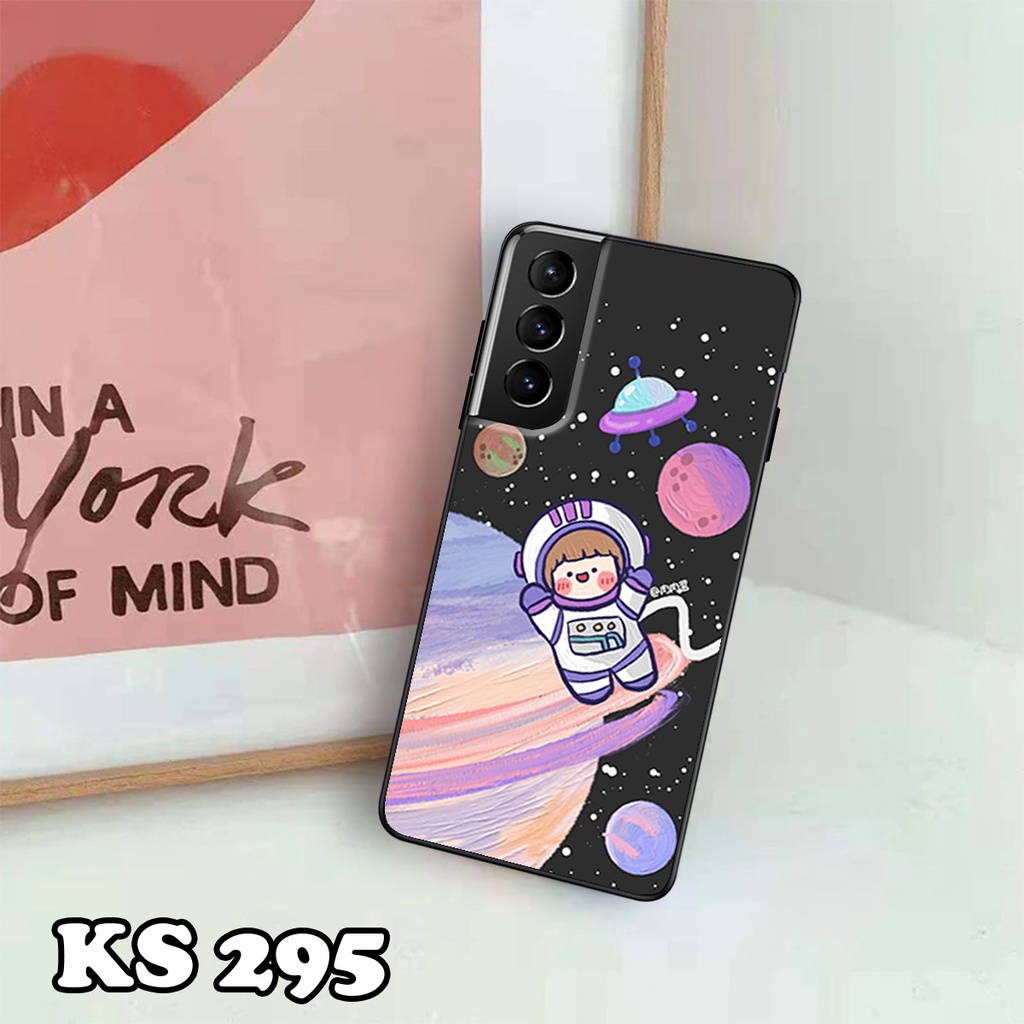 Ốp lưng Samsung S22 - Samsung S22 Plus - Samsung S22 Ultra - Ốp in hình Ngân hà &amp; Roro Jumb - Lưng nhám viền TPU