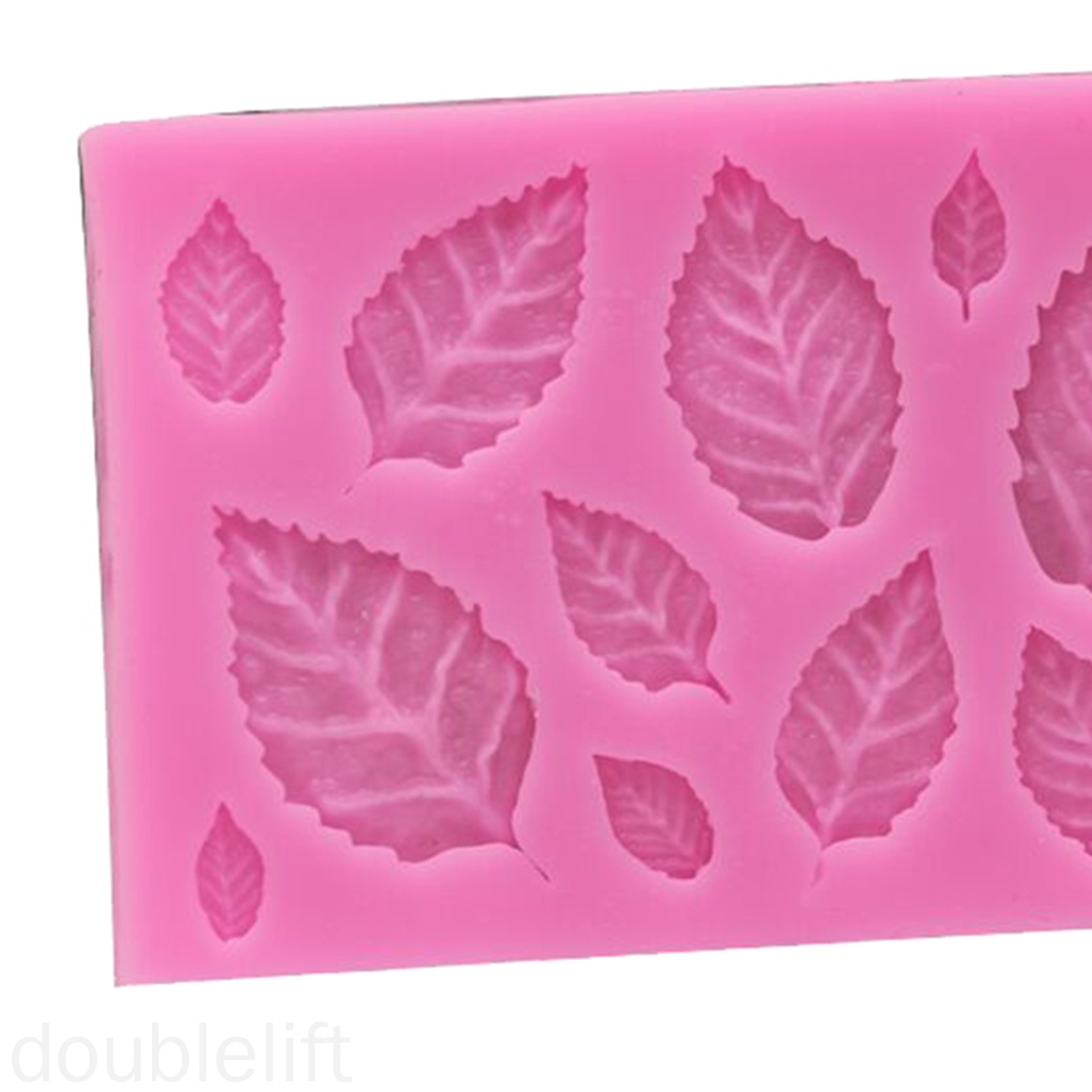 Khuôn Silicone Tạo Hình Làm Bánh Kẹo Hình Lá Phong 3d Diy