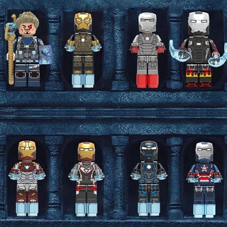 Đồ Chơi Lắp Ráp Mô Hình Nhân Vật Người Sắt Tony Stark 5 Xương