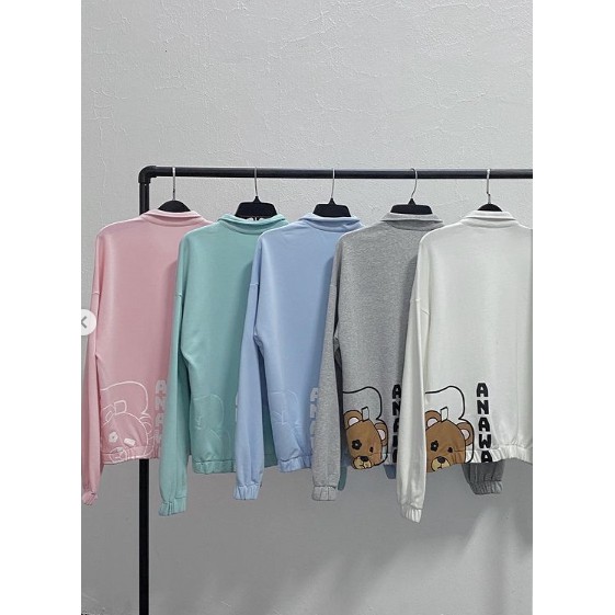 Áo Sweater Polo - White | BigBuy360 - bigbuy360.vn