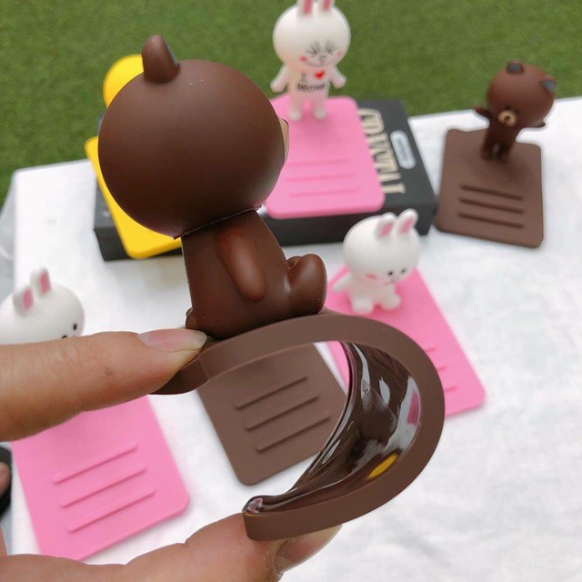 Giá Đỡ Điện Thoại Siêu Dễ Thương Vũ Khí Selfie Hình Thỏ Cony, Gấu Brown - Có thể chọn mẫu | BigBuy360 - bigbuy360.vn
