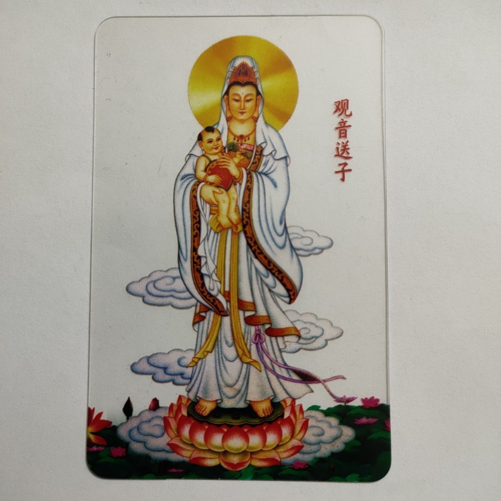 Kim bài Bình An nhựa trong suốt