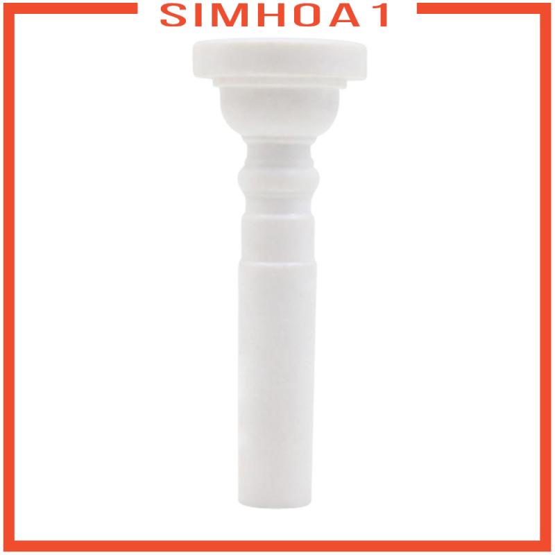 Miệng Kèn Trumpet Bằng Nhựa ABS Màu Trắng / Đen 7C Kích Thước Nhỏ Gọn Tiện Dụng