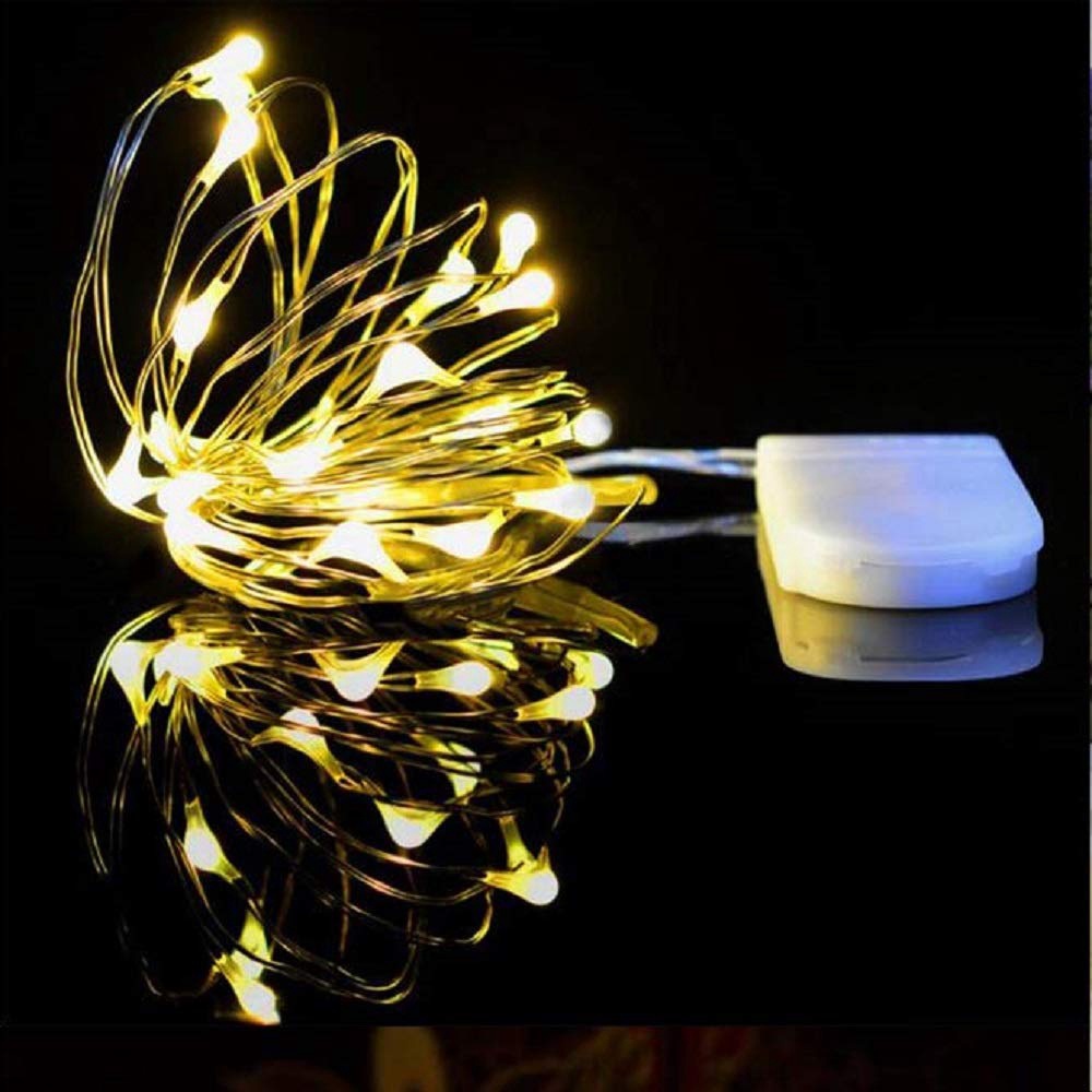 Dây Đèn Led Trang Trí 1M 2M 3M 5M Sử Dụng Pin (CR2032)