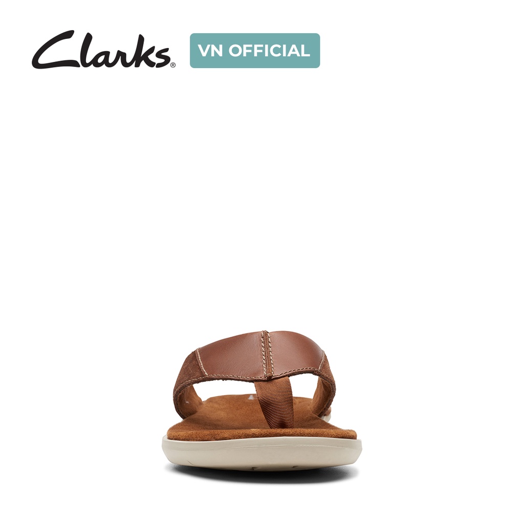 Dép xỏ ngón nam CLARKS Ellison Easy màu Tan
