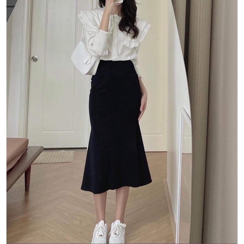 Chân váy đuôi cá phong cách Hàn Quốc chất đẹp hot hit