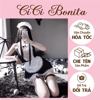 Cosplay cô hầu gái Nhật Bản sexy đồ ngủ quyến rũ CICI BONITA CP01