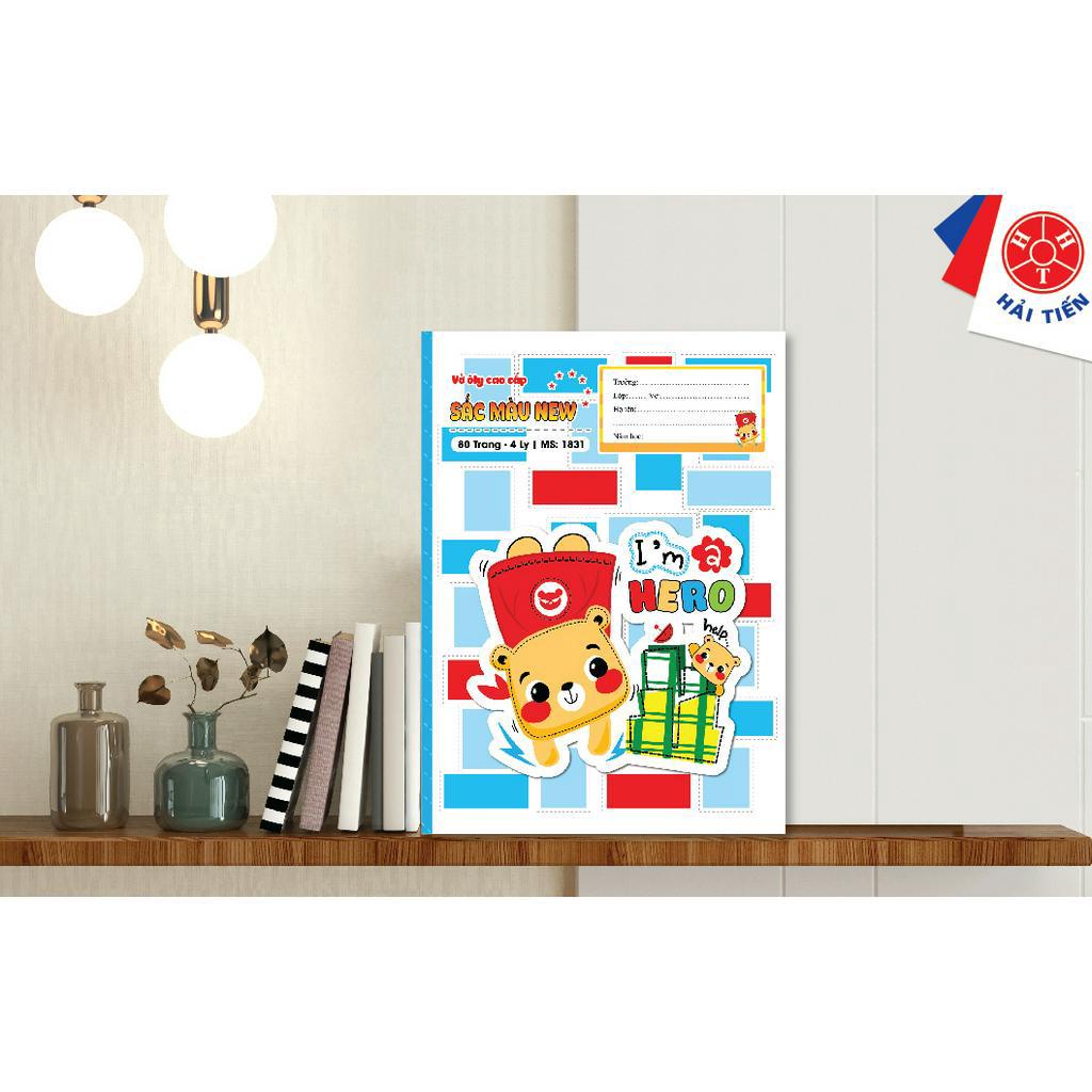 Lốc 10 Vở 4 ôly Hải Tiến 48 trang 1824 Sắc màu New 6 sao