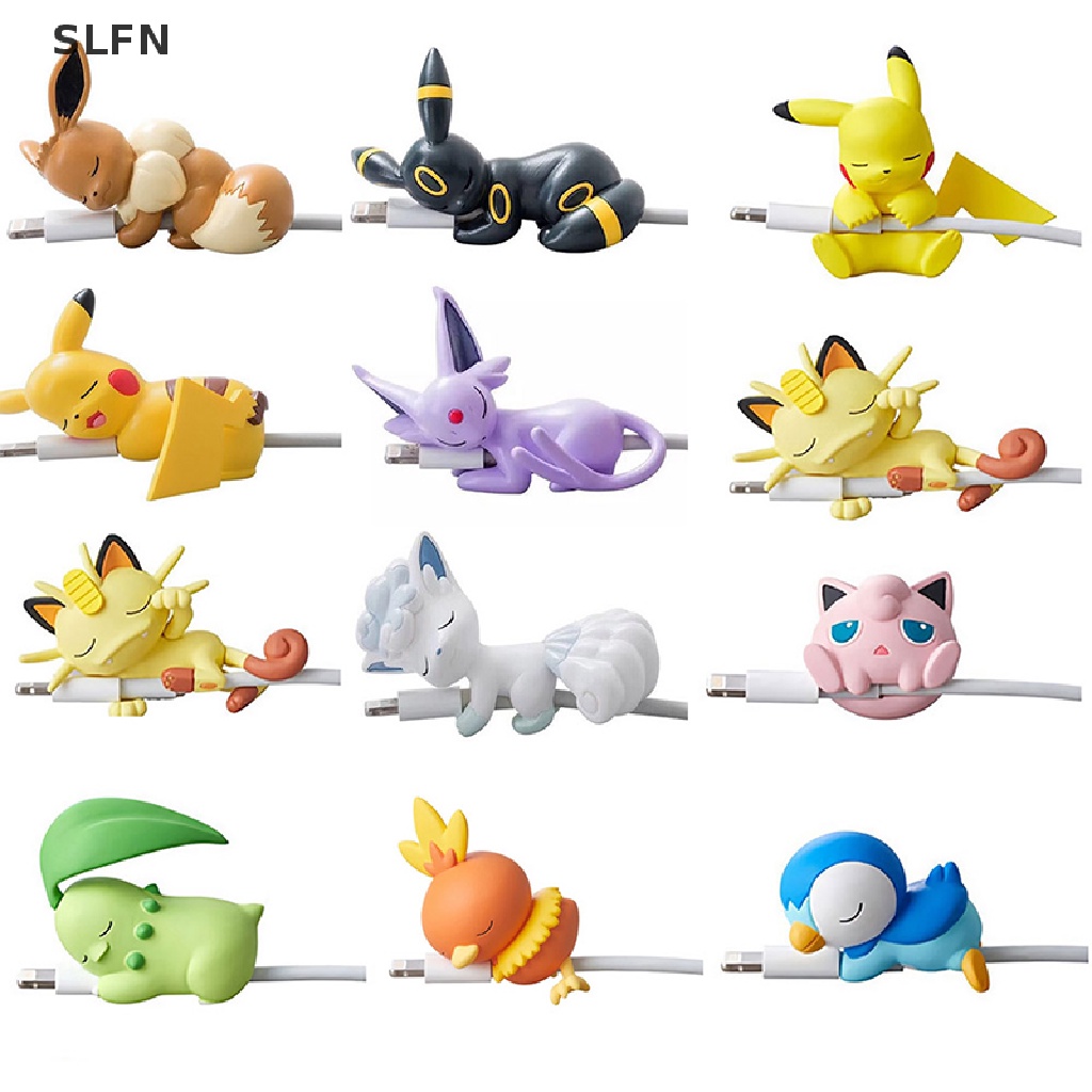 Phụ kiện bảo vệ đầu dây cáp USB hình Pokemon Pikachu