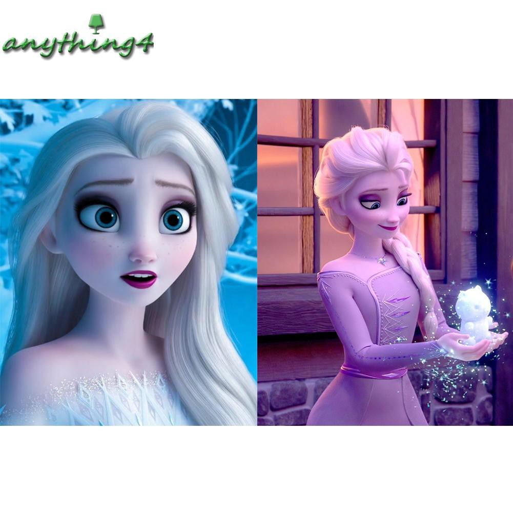 Bộ Tranh Đính Đá Tự Làm Hình Công Chúa Elsa