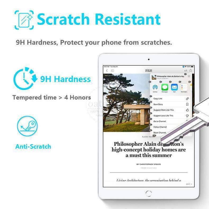 Miếng dán kính cường lực bảo vệ màn hình thích hợp cho Apple iPad 10.2-inch 7th 8th 9th 2019 2020 2021