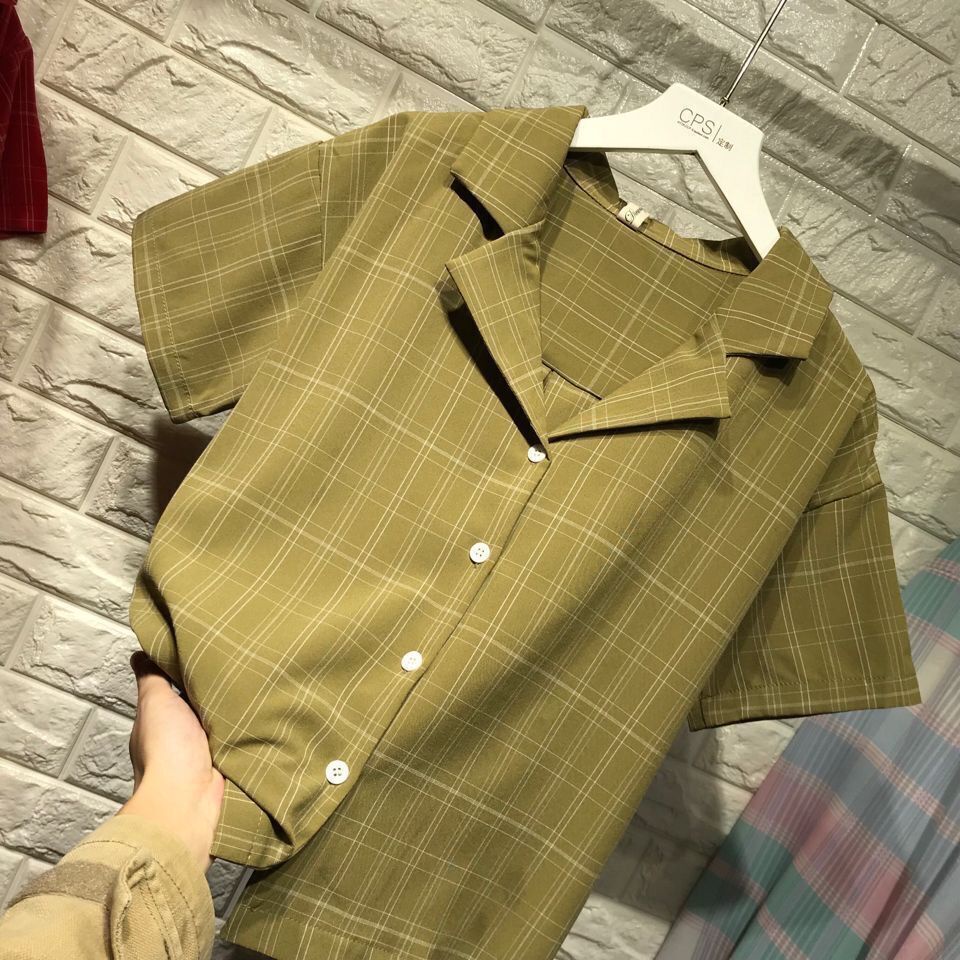 Áo Sơ Mi Mỏng Dáng Rộng Họa Tiết Kẻ Sọc Thời Trang Hong Kong 2022 Mới