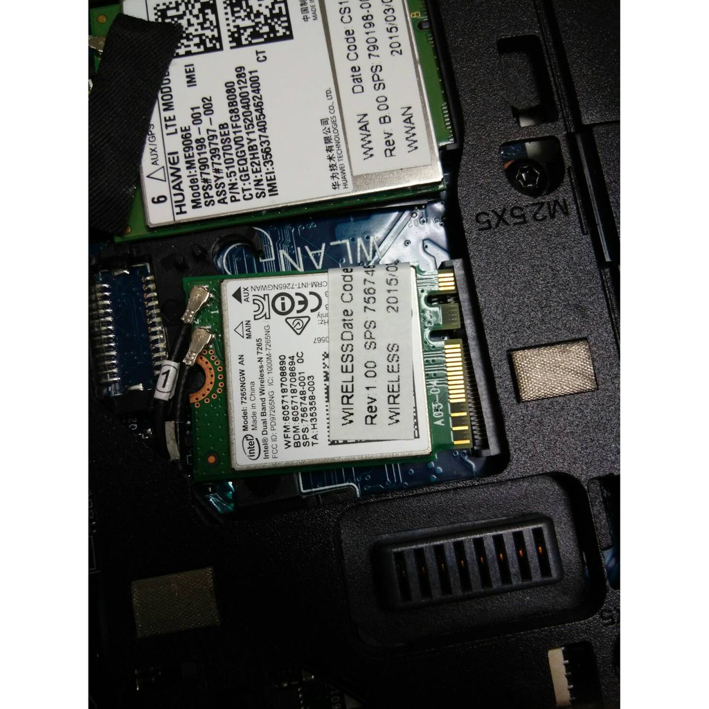 Card WiFi Laptop Intel 7260NGW 7265NGW AN chuẩn N có Blueooth 4.2