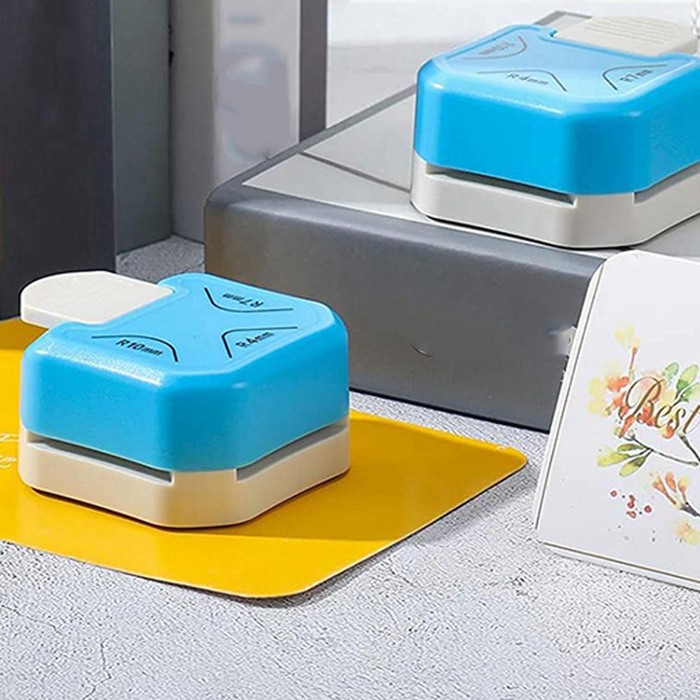 Mmluck Dụng Cụ Bấm Lỗ Giấy Thủ Công Góc Tròn Dự Án DIY