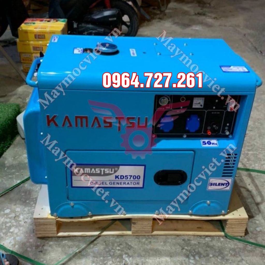 Máy phát điện đề nổ chạy dầu Kamastsu KD 5700 công suất 3KW
