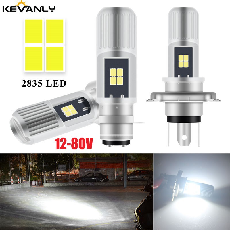 Đèn Pha Led 6000k P15D H4 T19 Ex5 Lc135 Lc135 Y125Z Tiện Dụng Cho Xe Mô Tô Kevanly