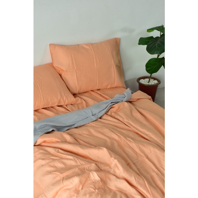 Ga chun/ga trải giường Linen Bamboo - Các mẫu Cam, vàng