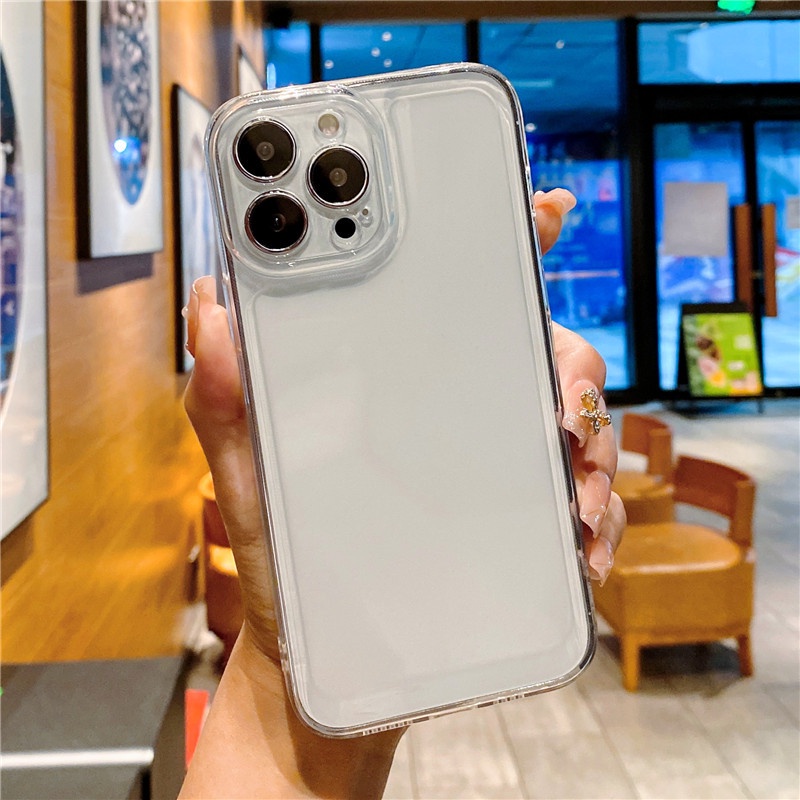 Ốp Điện Thoại Trong Suốt Cho Xiaomi POCO M3 M4 M2 X3 Nf Pro Redmi 9 9A 9i 9C 10C Note 10 9 8 7 Pro 11S POCO X4 GT K40 Pro