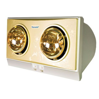 Đèn sưởi nhà tắm Navado  NAV8002V, sử dụng 2 bóng chống nổ,  sản xuất tại Việt Nam, bảo hành 60 Tháng chính hãng