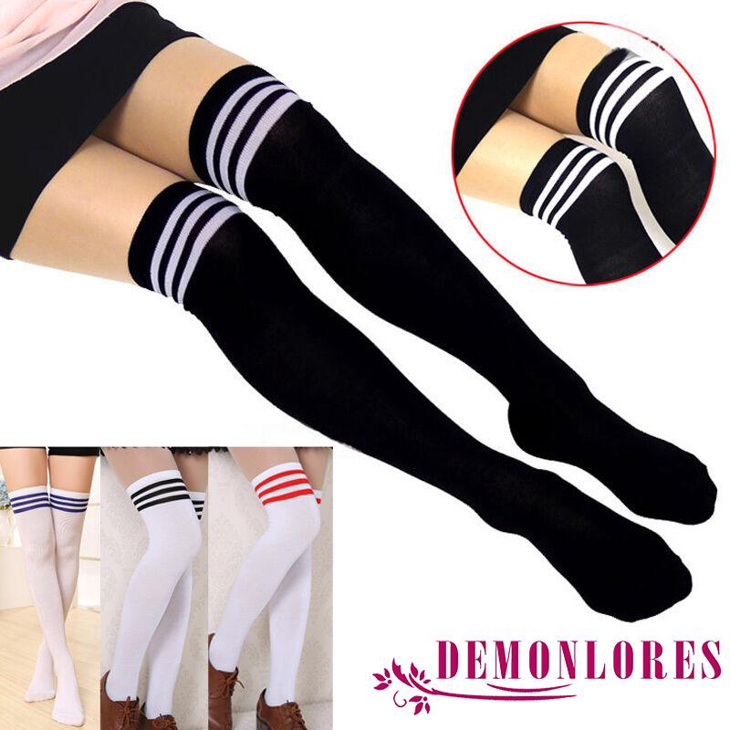 Vớ cotton cao qua gối thời trang dành cho nữ