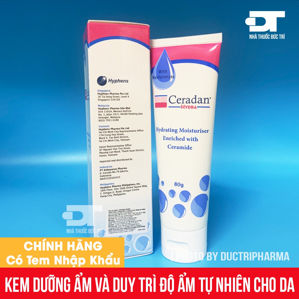 [CHÍNH HÃNG] Kem dưỡng ẩm và duy trì độ ẩm cho da CERADAN HYDRA