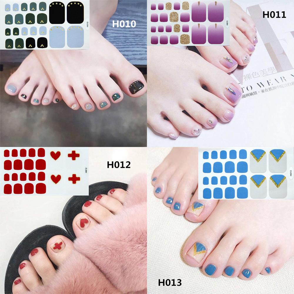 Set 22 Miếng Dán Móng Chân Tự Dính Chống Nước Tốt Cho Sức Khỏe